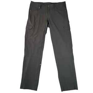 KUHL Freeflex Roll-Up Pants Womens 12 Reg Gray Cargo Hiking Gorpcore Outdoor
